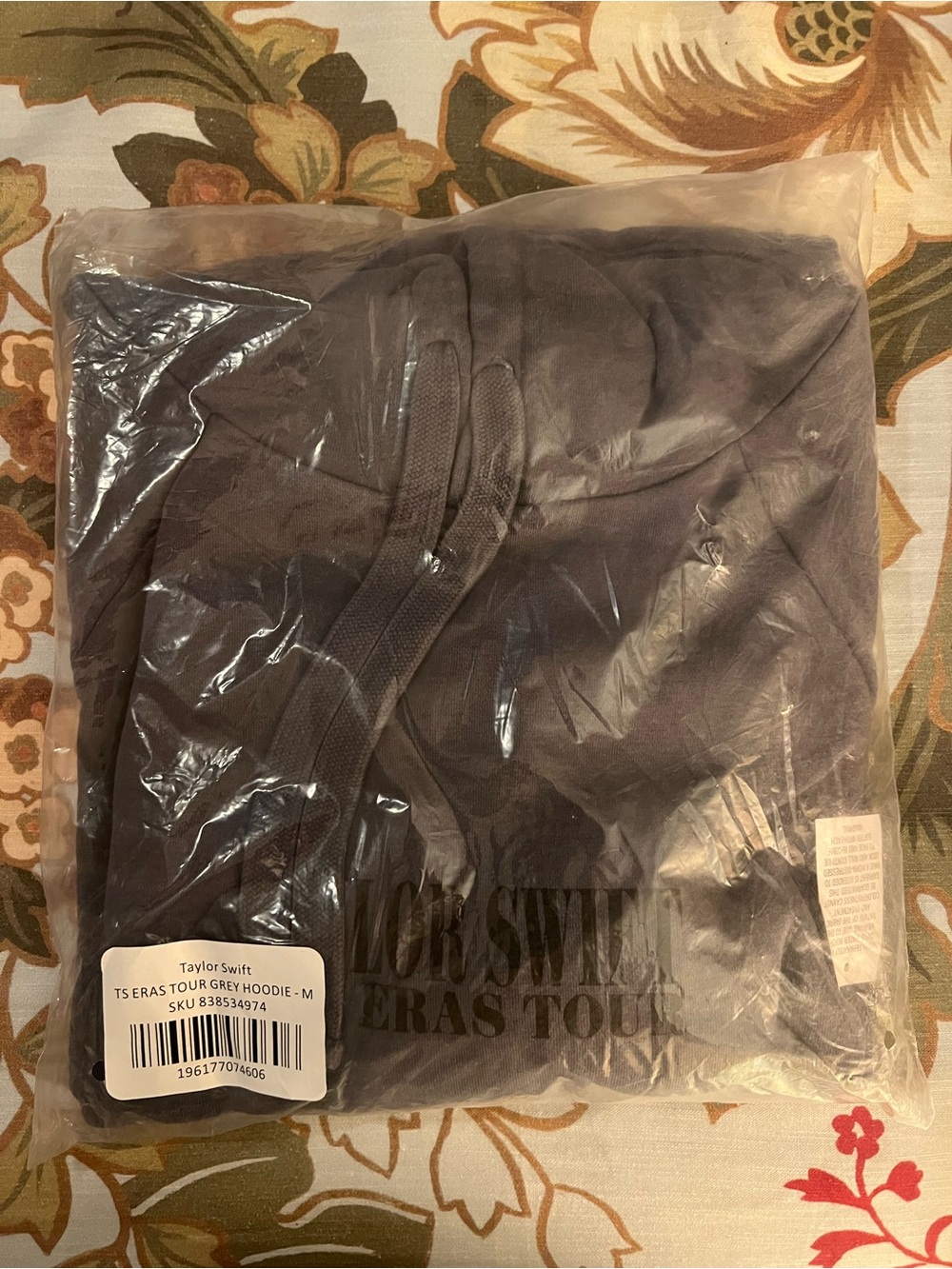 Charcoal Gray 'The Eras Tour' Pullover Hoodie NWT - Picture 2 of 2